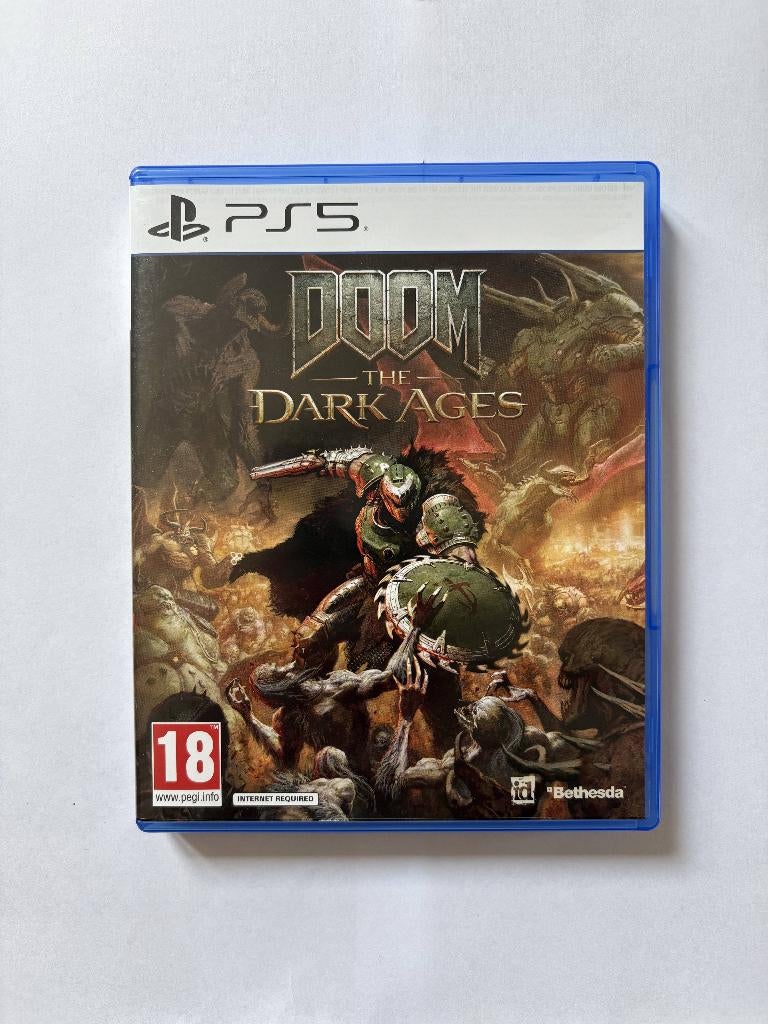 DOOM The Dark Ages PS5 - perfecte staat, Ophalen of Verzenden, Zo goed als nieuw, Shooter, Vanaf 16 jaar