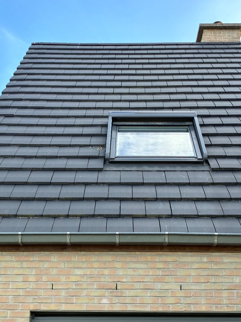 Dakpan, Doe-het-zelf en Bouw, Ophalen, 10 tot 15 m², Steen of Klei, Zo goed als nieuw