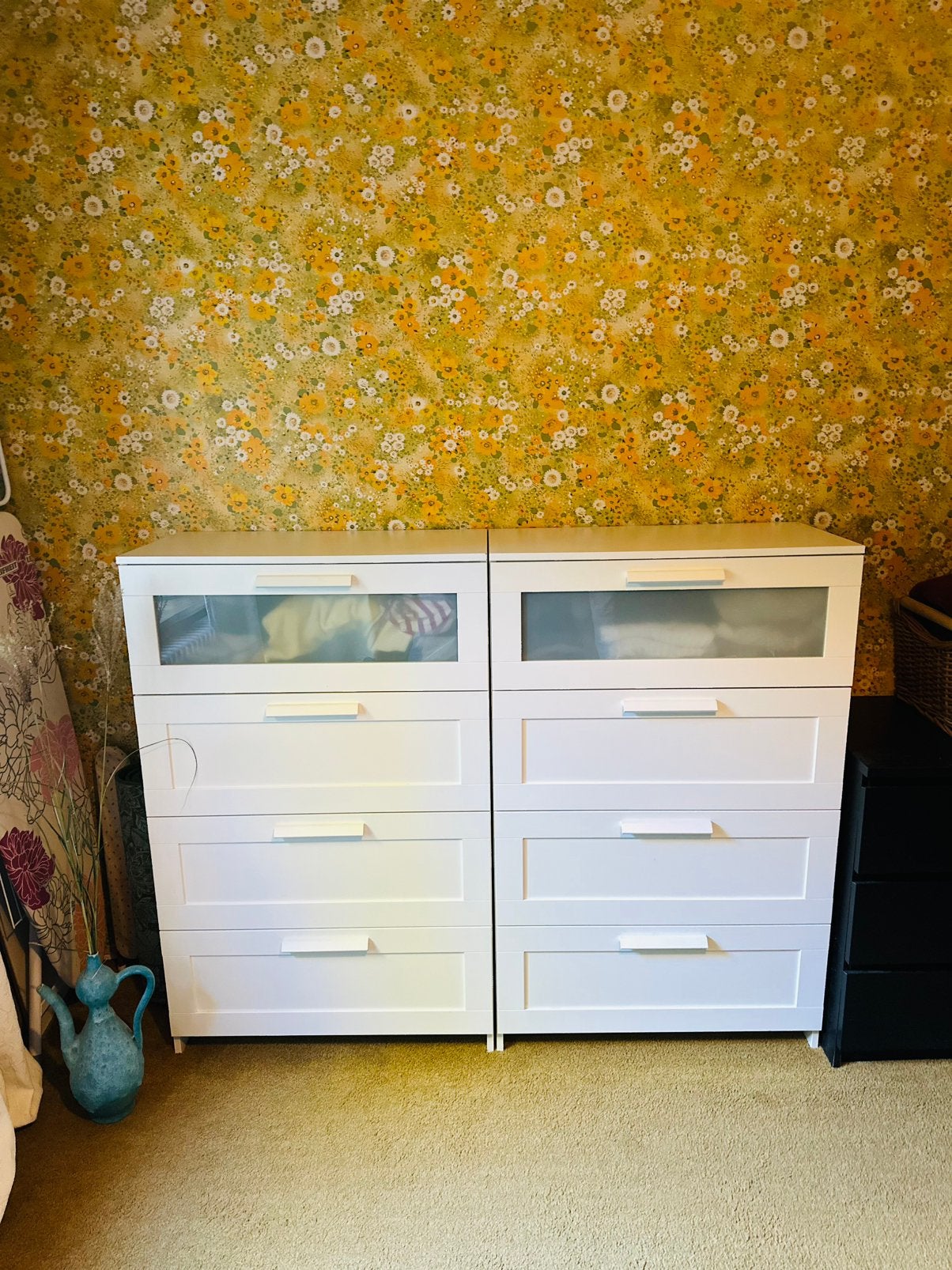 Commode blanche Brimnes, Maison & Meubles, Enlèvement, Comme neuf
