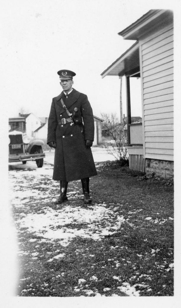 photo orig. - Policier américain - années 30 ou 40, Collections, Objets militaires | Général, Envoi, Gendarmerie, Photo ou Poster