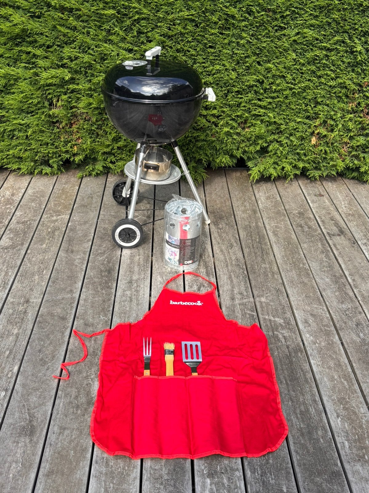 Weber compact kettle 47cm, Enlèvement, Comme neuf