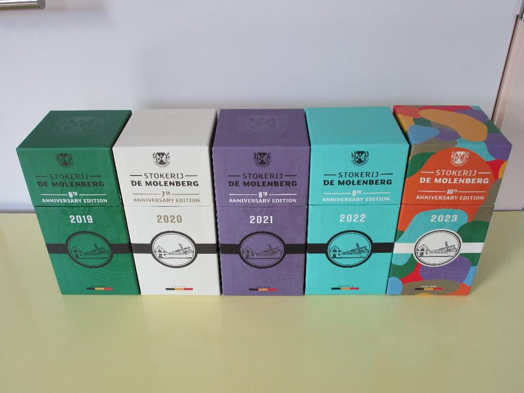 Whisky Stokerij De Molenberg 2019-2023, Verzamelen, Overige gebieden, Overige typen, Ophalen of Verzenden, Zo goed als nieuw