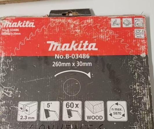 makita zaagblad perfecte staat, Doe-het-zelf en Bouw, Ophalen of Verzenden, Zo goed als nieuw