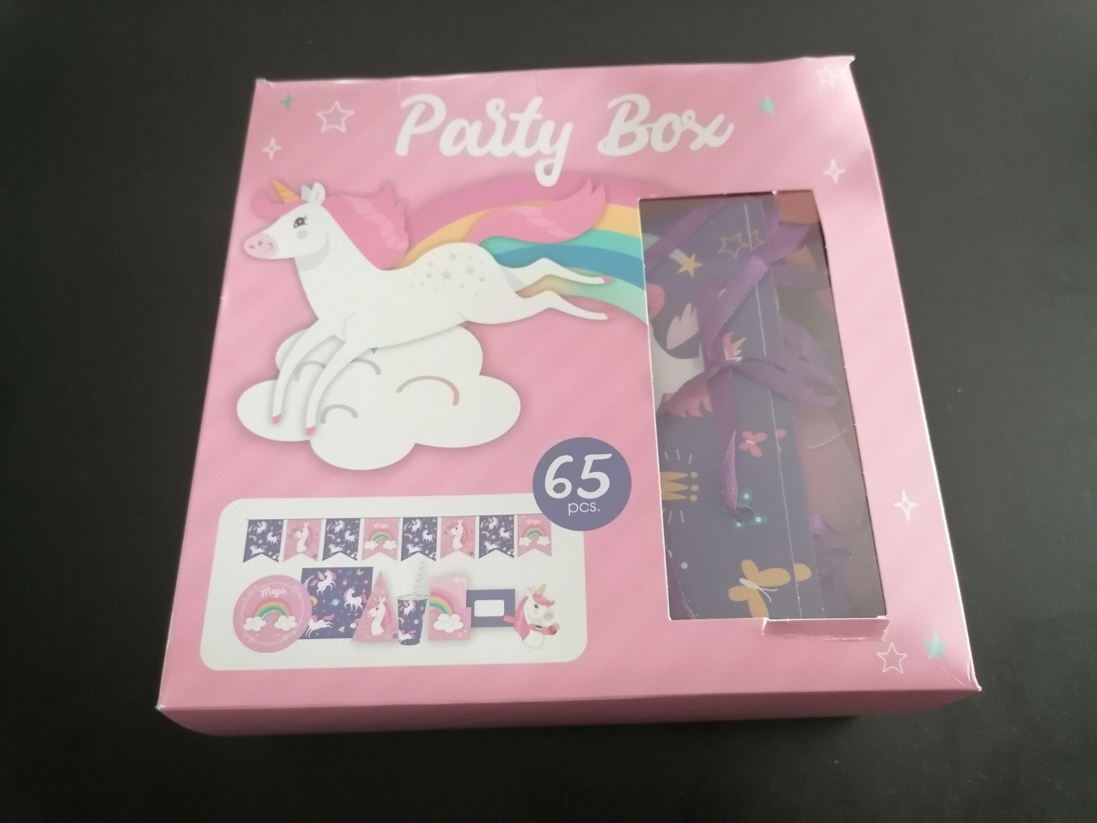 Partybox, Unicorn, Ophalen