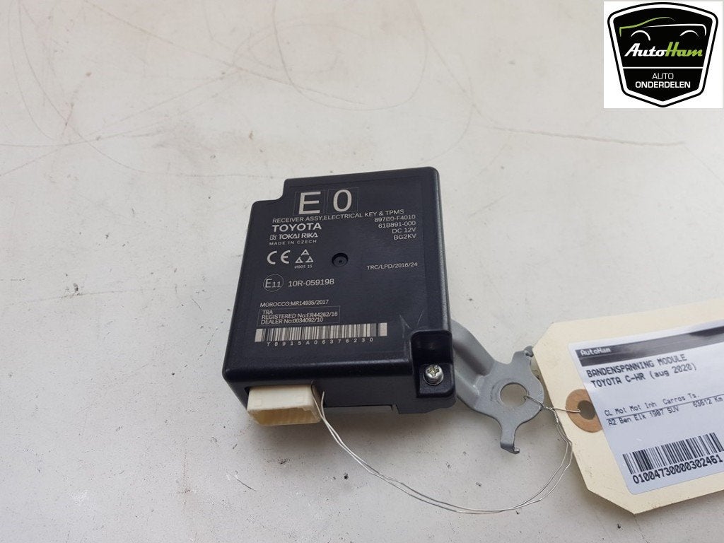 ORDINATEUR GESTION PRESSION DES PNEUMATIQUES C-HR (X1,X5), Utilisé, Toyota