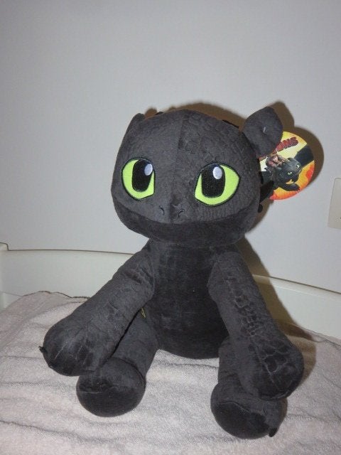 knuffel: toothless / Tandloos --- Build a Bear -- 2014, Collections, Enlèvement ou Envoi, Comme neuf, Ours en tissus, Autres marques