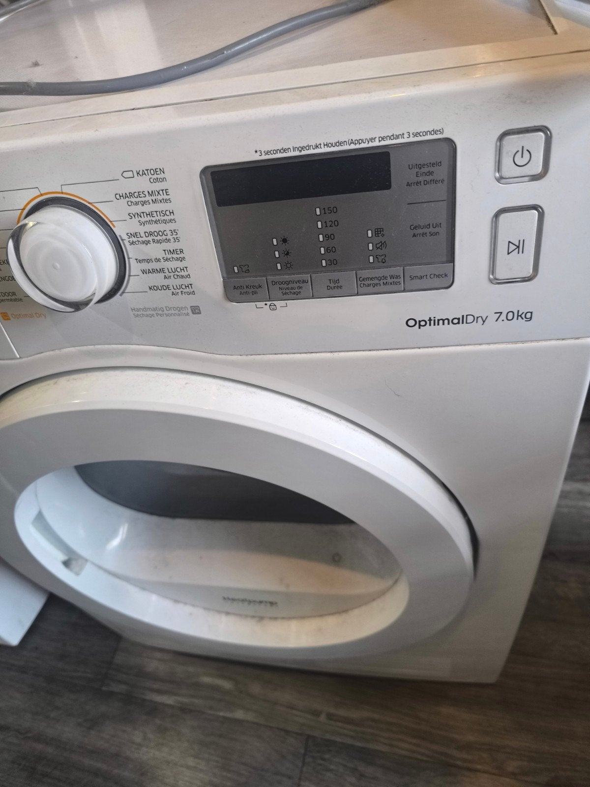 sèche linge à condensation avec pompe à chaleur en panne, 6 à 8 kg, Phase anti-froissage, Chargeur frontal, Enlèvement