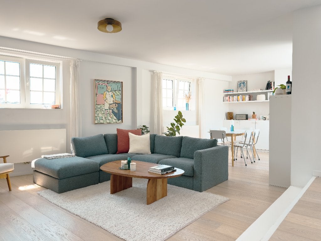 IKEA zitbank model VIMLE, Ophalen, 250 tot 300 cm, Hoekbank, Zo goed als nieuw