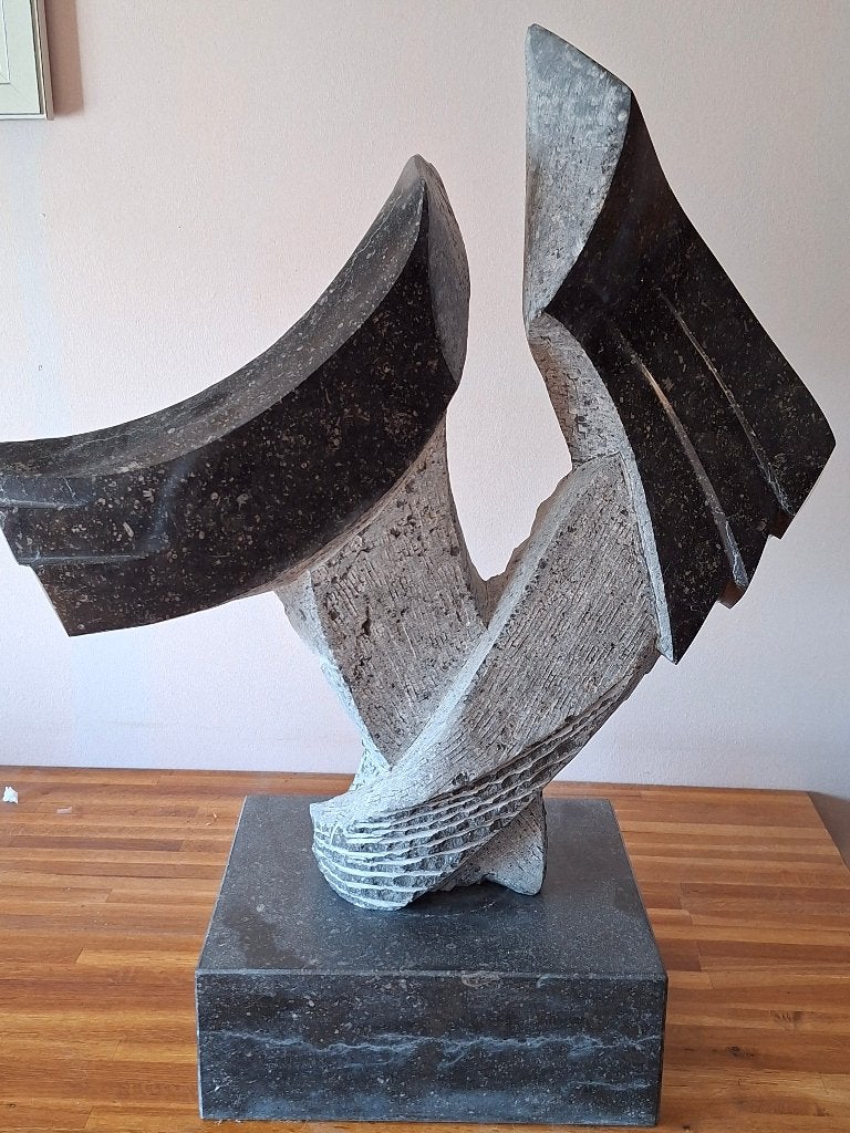 beeldende kunst, Antiek en Kunst, Ophalen, 50 - 100 cm, Steen of Keramiek, Handgemaakt