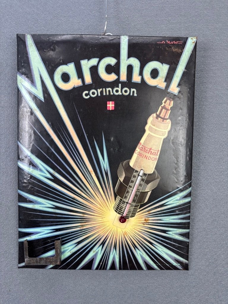 SEV MARCHAL thermometer R Plas Paris France, Enlèvement ou Envoi, Comme neuf, Panneau publicitaire
