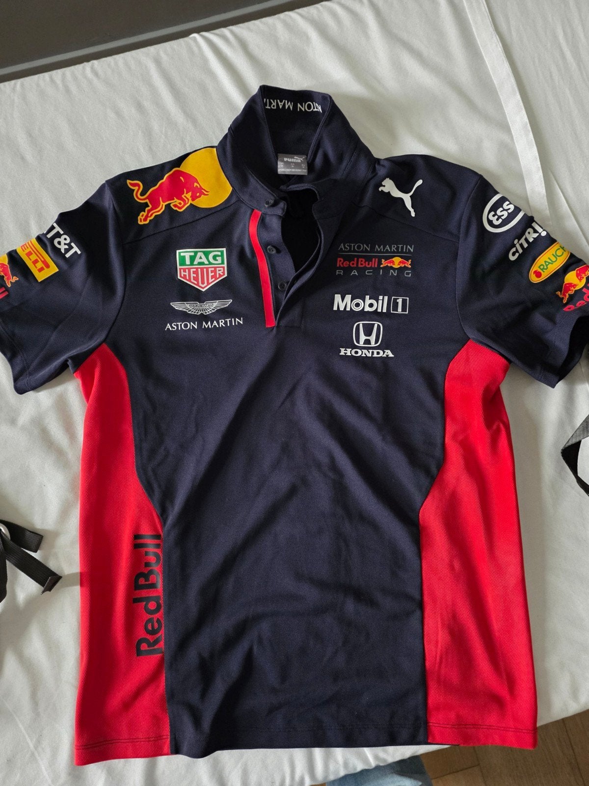 Polo officiel Puma Aston Martin Red Bull Racing, Nieuw, Maat 48/50 (M), Blauw, PUMA