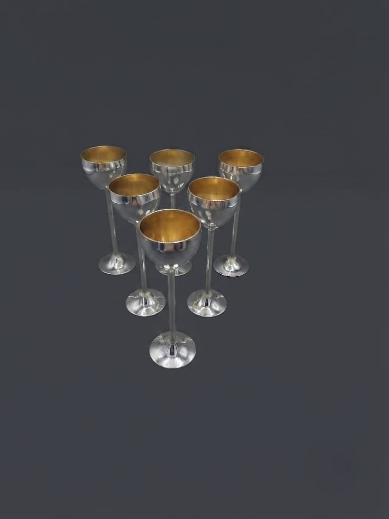 Ensemble de 6 verres Jugenstill Kelche à liqueur., Antiquités & Art, Enlèvement