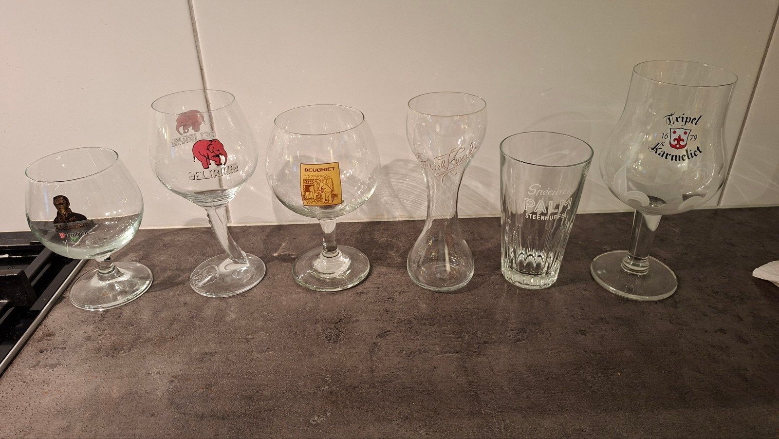 bierglazen €2 per stuk, Verzamelen, Verzenden