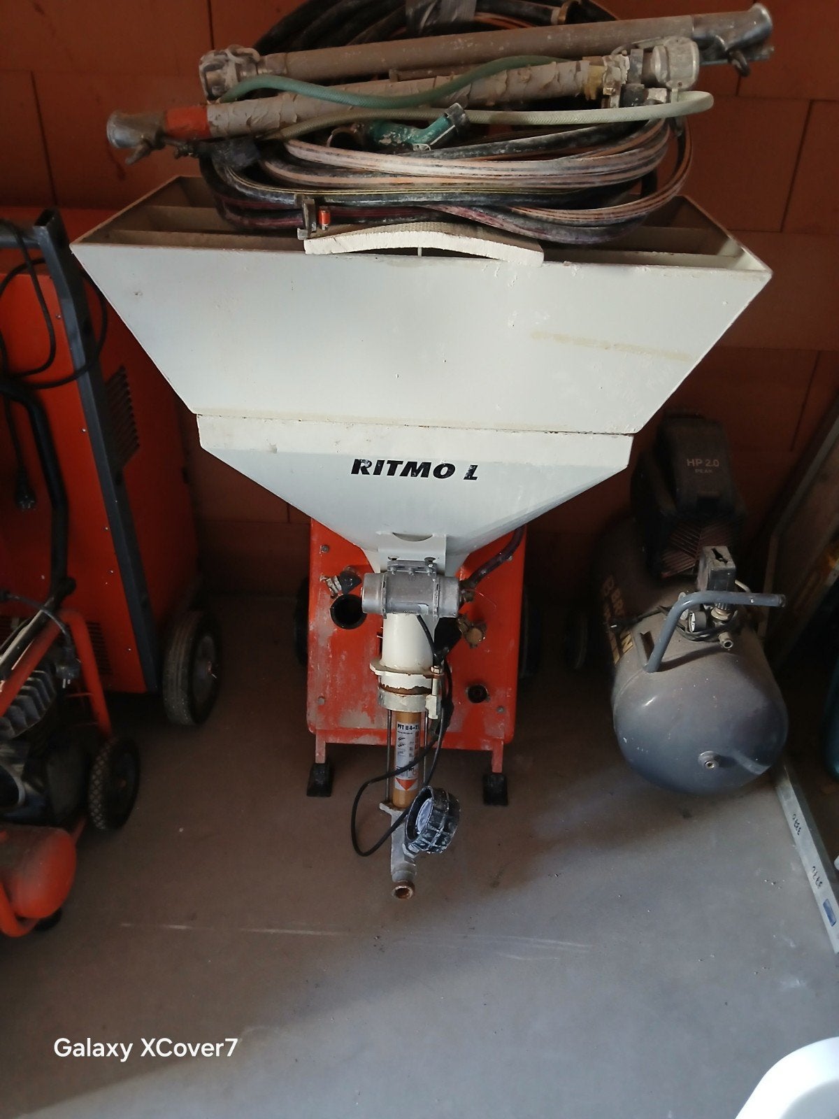 pft ritmo l pleistermachine, Enlèvement, Utilisé