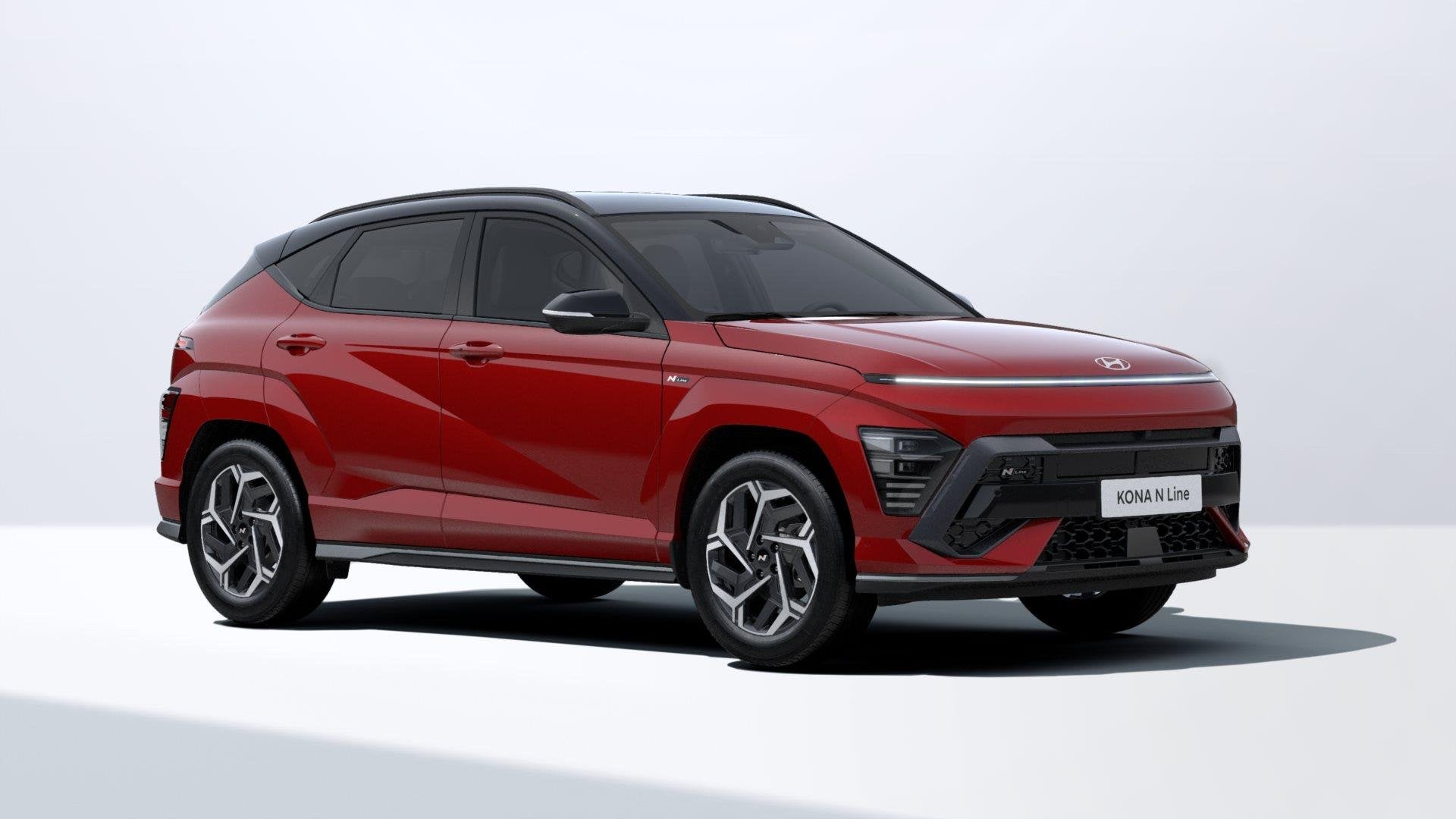 Hyundai KONA Shine N-Line 129 (automatique), Autos, Rouge, Entreprise, Noir, 5 portes