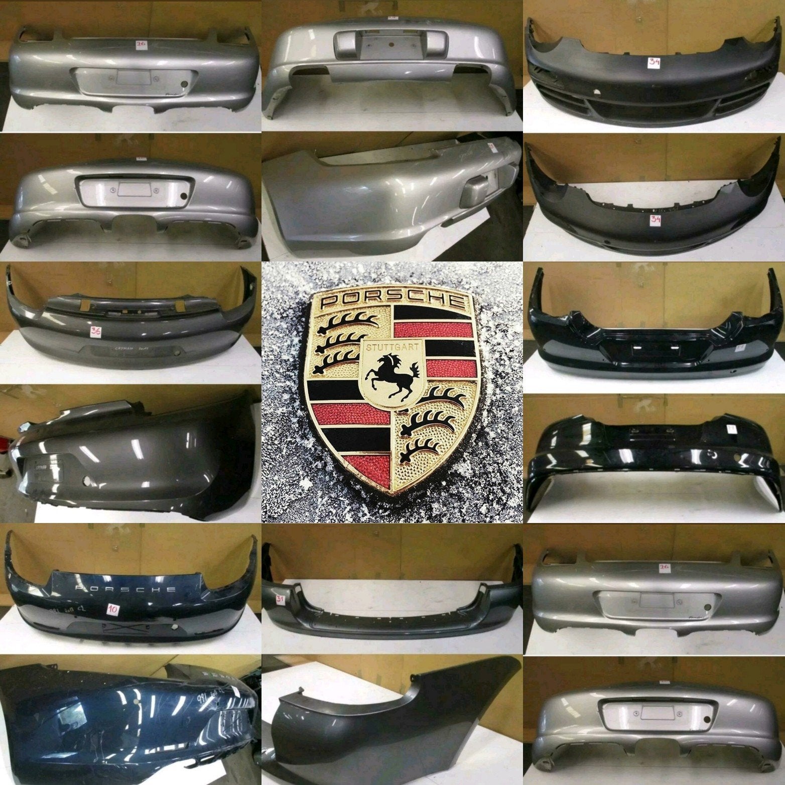 Lot complet Porsche Panamera, 997, 986 996, 991, 981 987, Enlèvement, Avant, Porsche, Pare-chocs