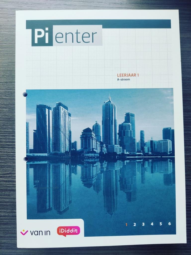 Pienter 1 - leerwerkboek (editie 2024), Boeken, Ophalen, Nieuw, ASO, Wiskunde A