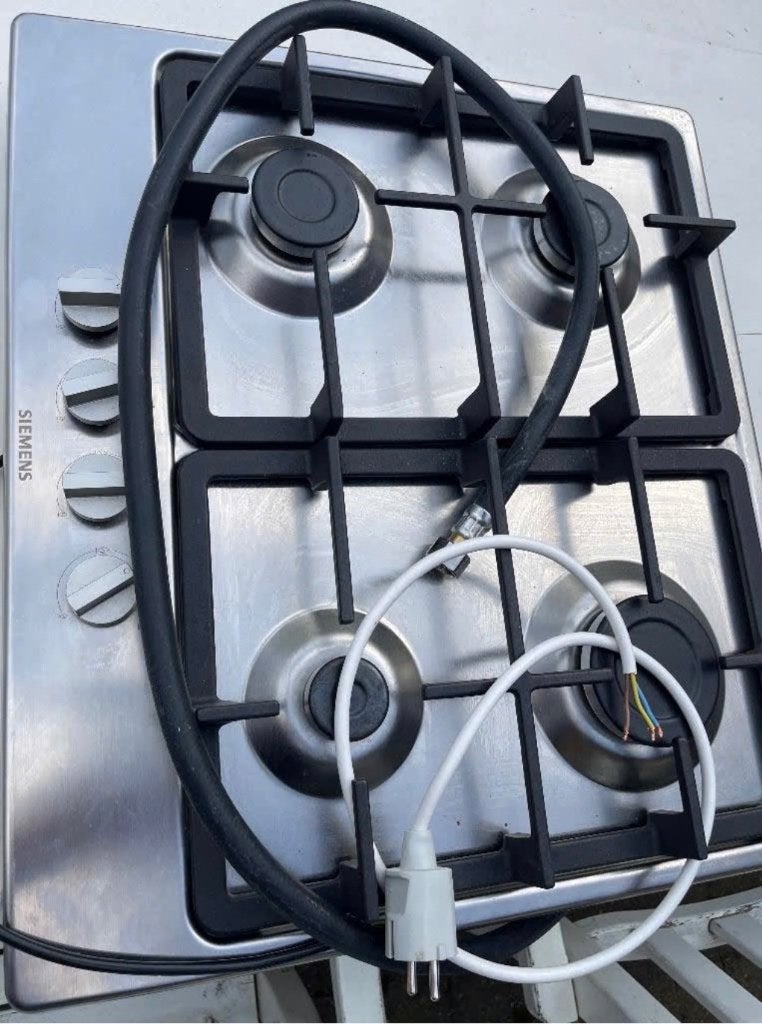 Siemens gaskookplaat, Elektronische apparatuur, Ophalen, Nieuw, 4 kookzones, Inbouw