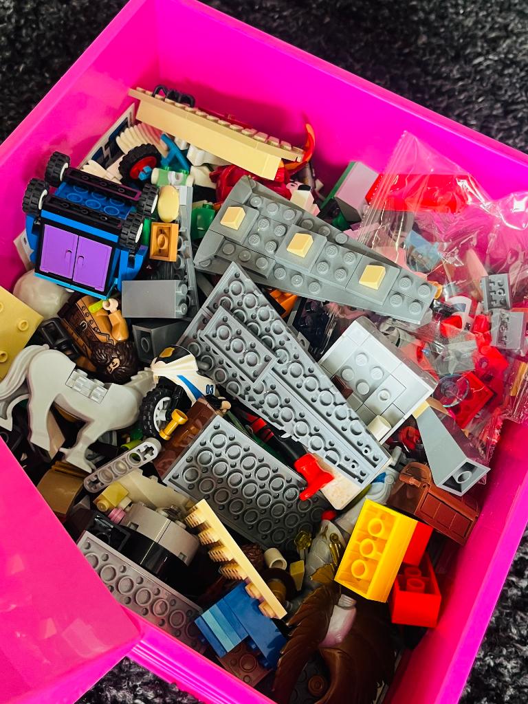 Lot varia Lego incl. opbergbox, Ophalen of Verzenden, Gebruikt, Overige typen, Lego