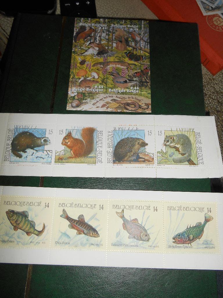 Lot de 3 Feuillet Timbres Belge, Timbres & Monnaies, Timbres | Europe | Belgique, Enlèvement ou Envoi