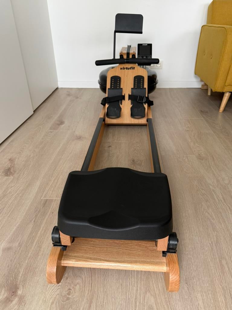 Virtufit houten elite water roeier, Ophalen, Zo goed als nieuw