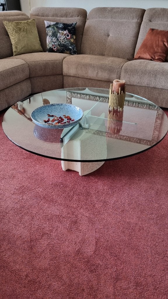 salontafel design, 150 à 200 cm, Design, Rond, Comme neuf