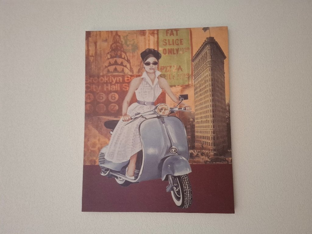 Vintage wandpanelen in Art Deco en retro stijl, 40 cm, Vintage, Enlèvement, 50 cm