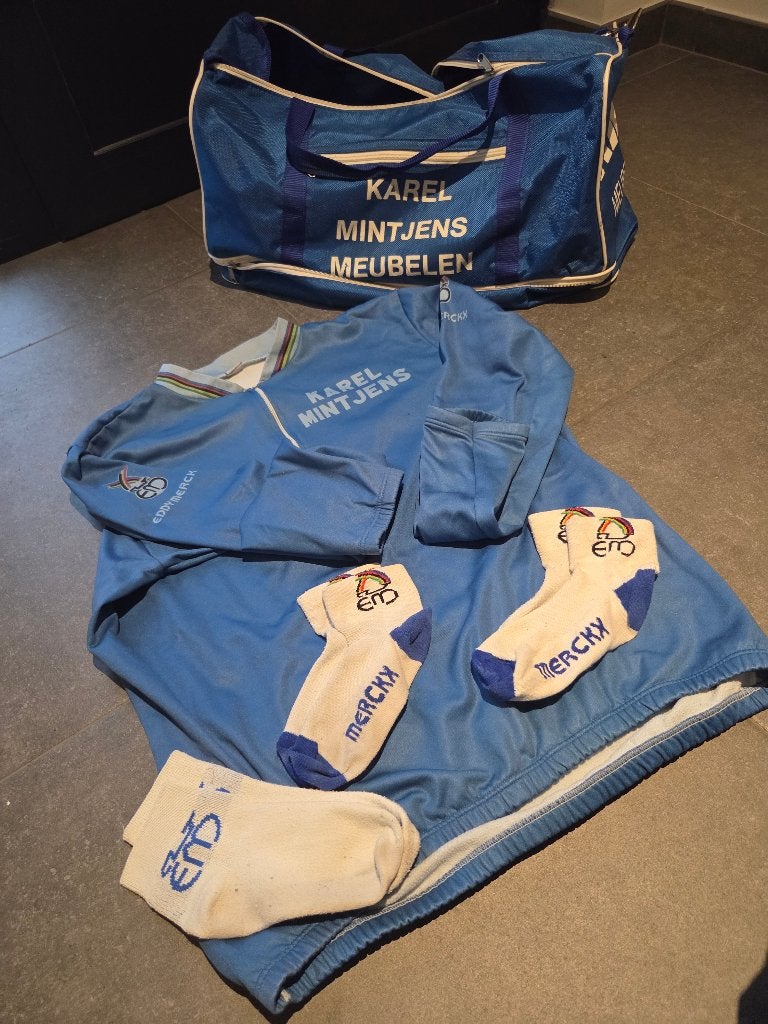 Vintage Koerskledij Eddy Merckx / k.Mintjens, Ophalen, Gebruikt, Overige typen