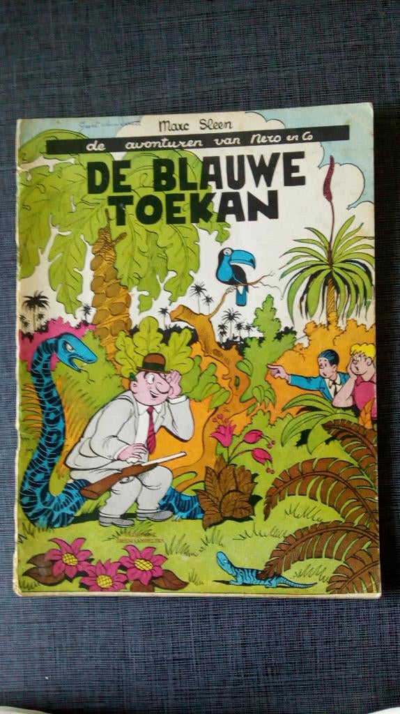 Nero - De blauwe toekan - 1e reeks Het Volk, Boeken, Stripverhalen, Eén stripboek, Ophalen of Verzenden, Gelezen, Marc Sleen