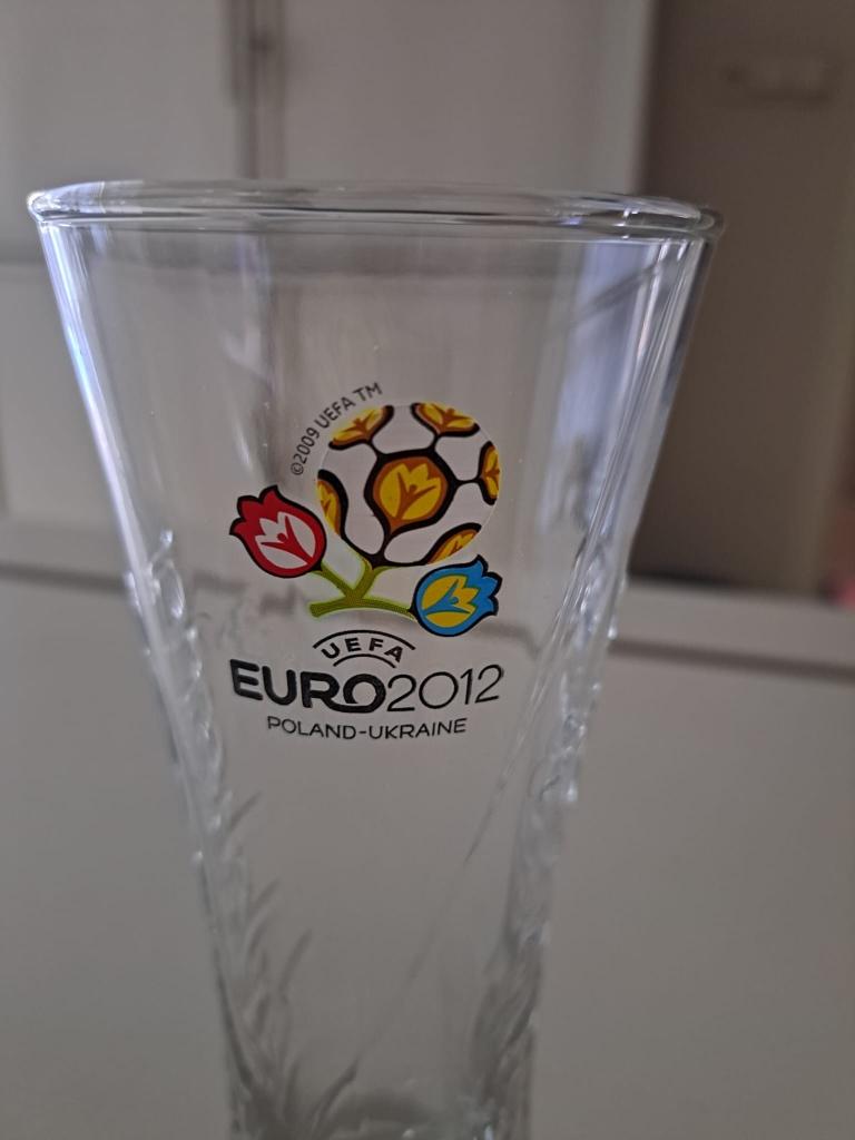 BIERGLAS VOETBAL UEFA POLEN UKRAINE, Enlèvement, Neuf, Autres types
