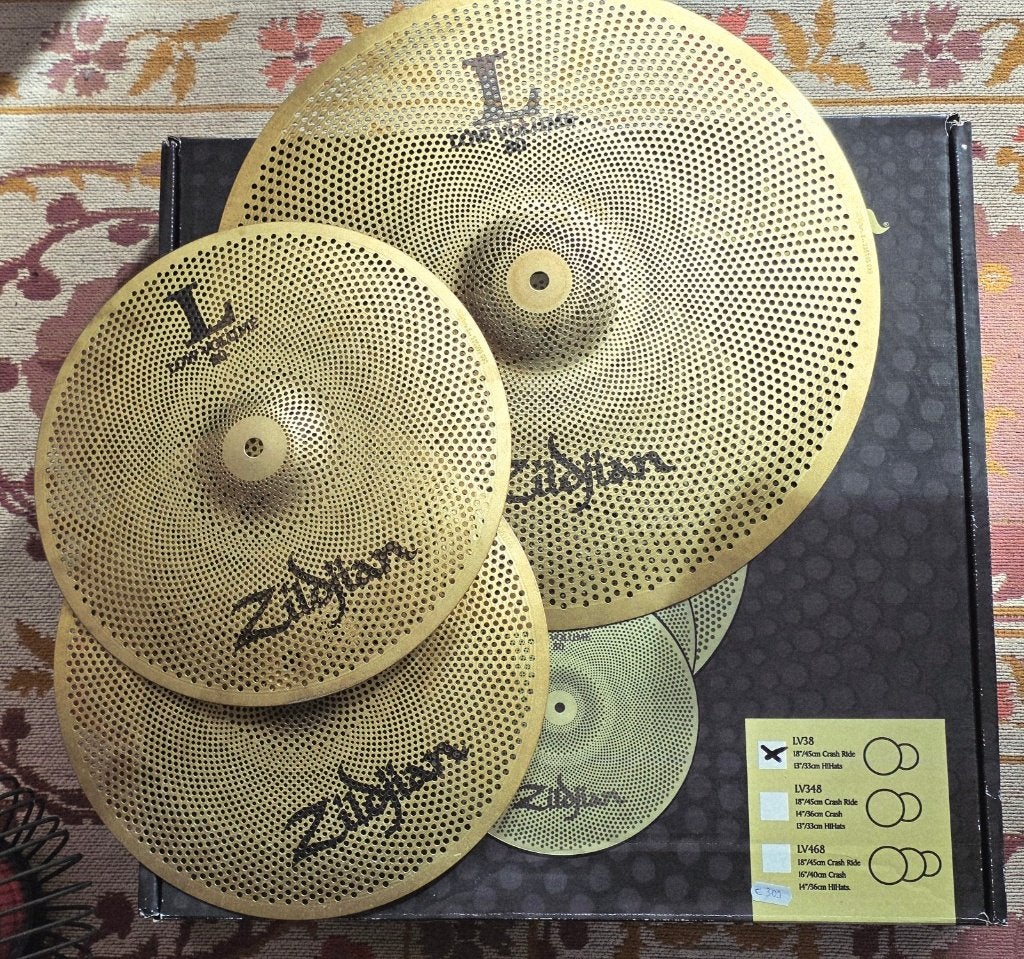 Zildjian L80 set oefenbekkens, Enlèvement, Comme neuf