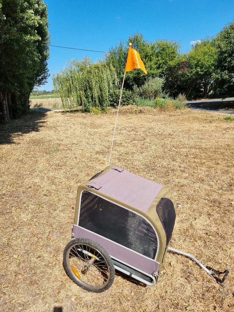 Fietskarretje, Enlèvement, Utilisé, Remorque pour chien