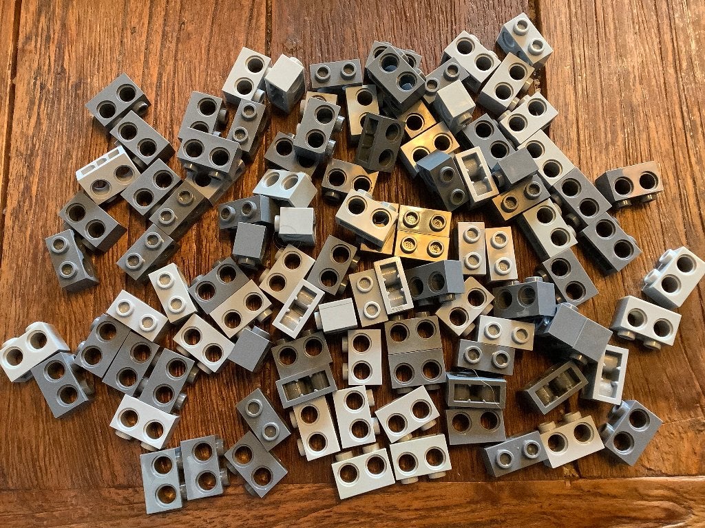 Lego Technic, Brick 1 x 2 with Holes 100 st / 479-7, Gebruikt, Lego, Ophalen of Verzenden, Technic