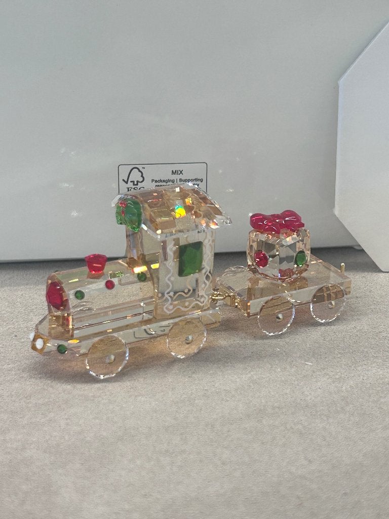 Swarovski Kerst Holiday Cheers Treinset, Verzamelen, Ophalen of Verzenden, Nieuw, Figuurtje