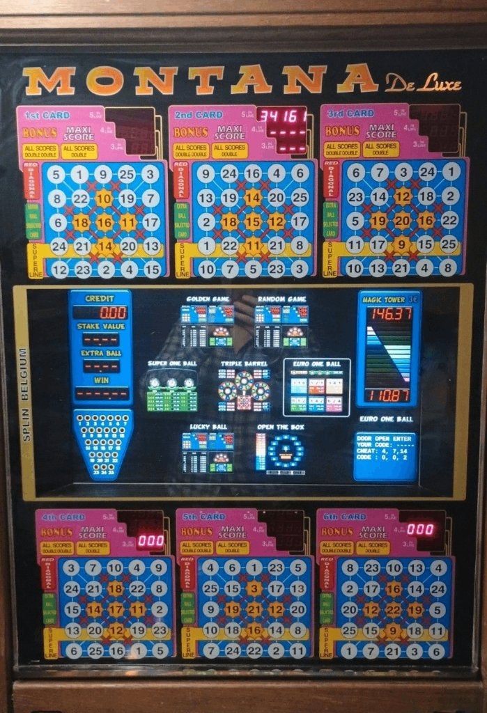 Bingo Montana Deluxe Split, Collections, Machines | Machines à sous, Enlèvement
