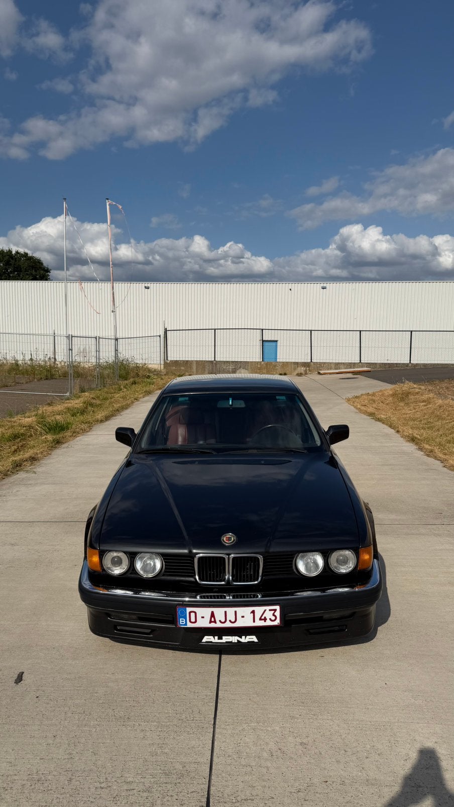 BMW E32 730i (1989), Autos, BMW, Rouge, Enlèvement