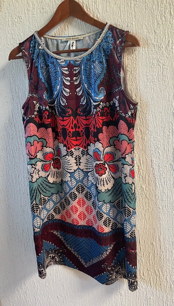 DAME BLANCHE zomerjurk, Kleding | Dames, Maat 38/40 (M), Meerkleurig, Dame Blanche, Ophalen of Verzenden