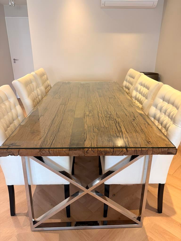 Tafel met stoelen, zeer mooi!, Ophalen, Zo goed als nieuw