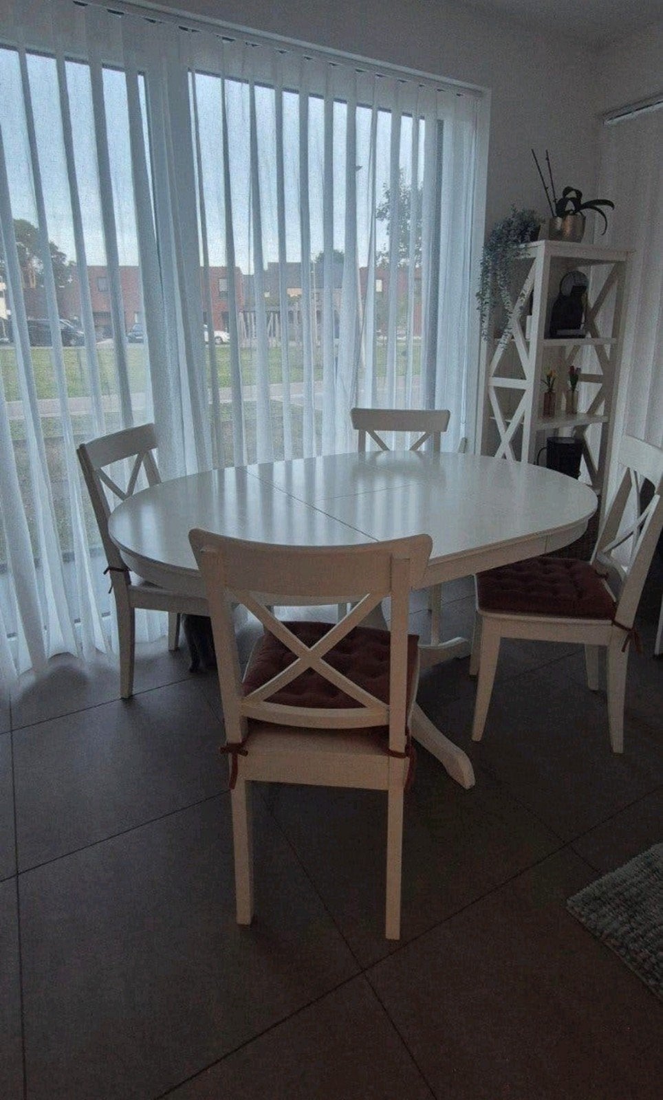 Ronde openklapbare tafel Ikea MET GEBRUIKSSPOREN, Ophalen