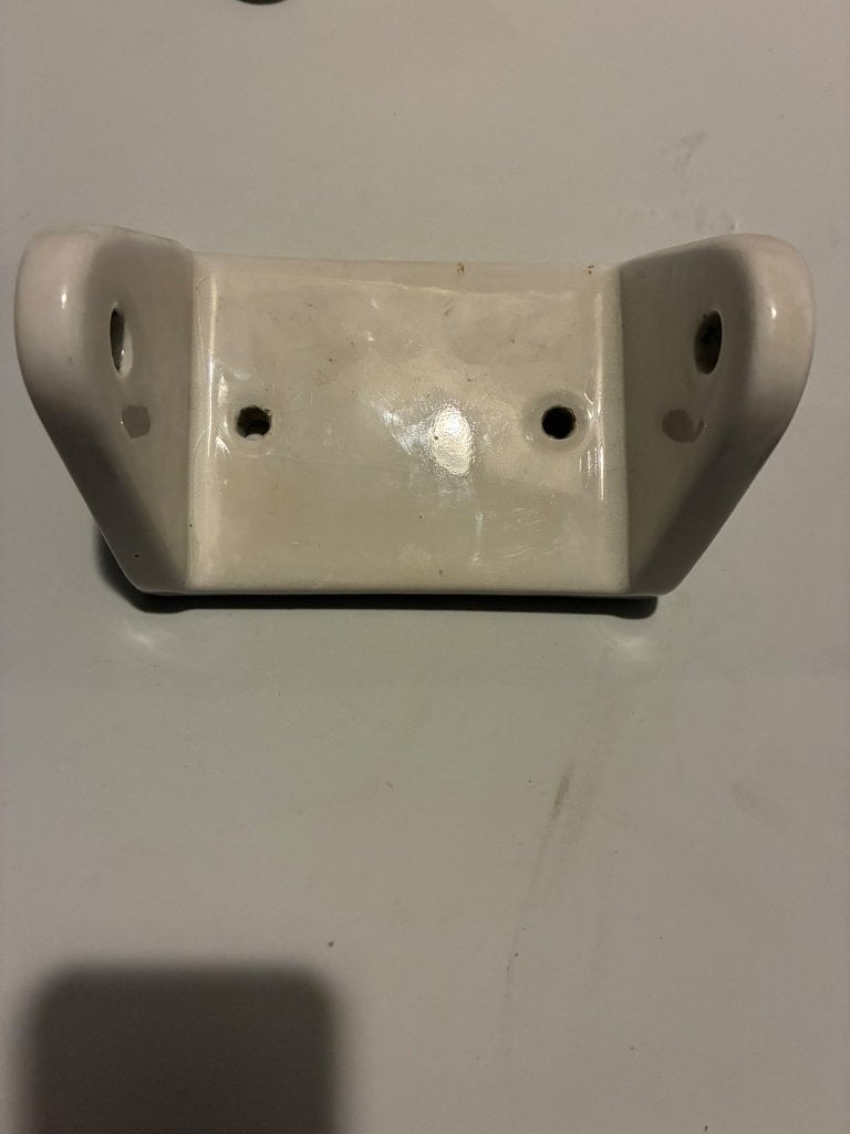 WC houder en handdoek houder (MARNETOL - Retrosanitair 1930), Antiek en Kunst, Ophalen