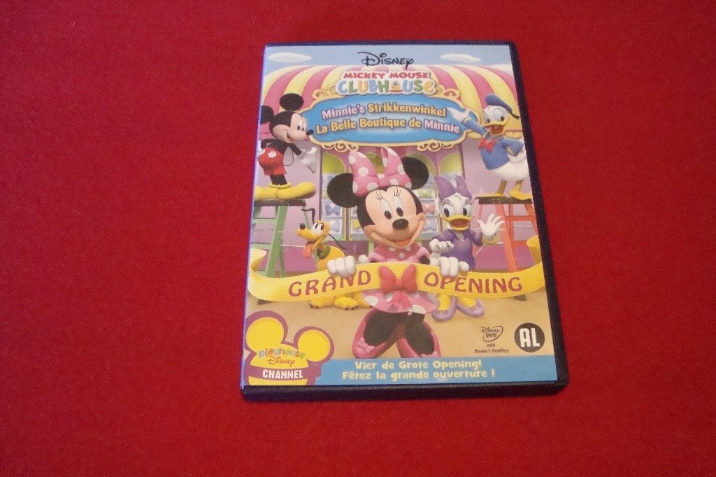 dvd disney mickey mouse clubhouse minnie's strikkenwinkel, Ophalen of Verzenden, Kinderprogramma of -film