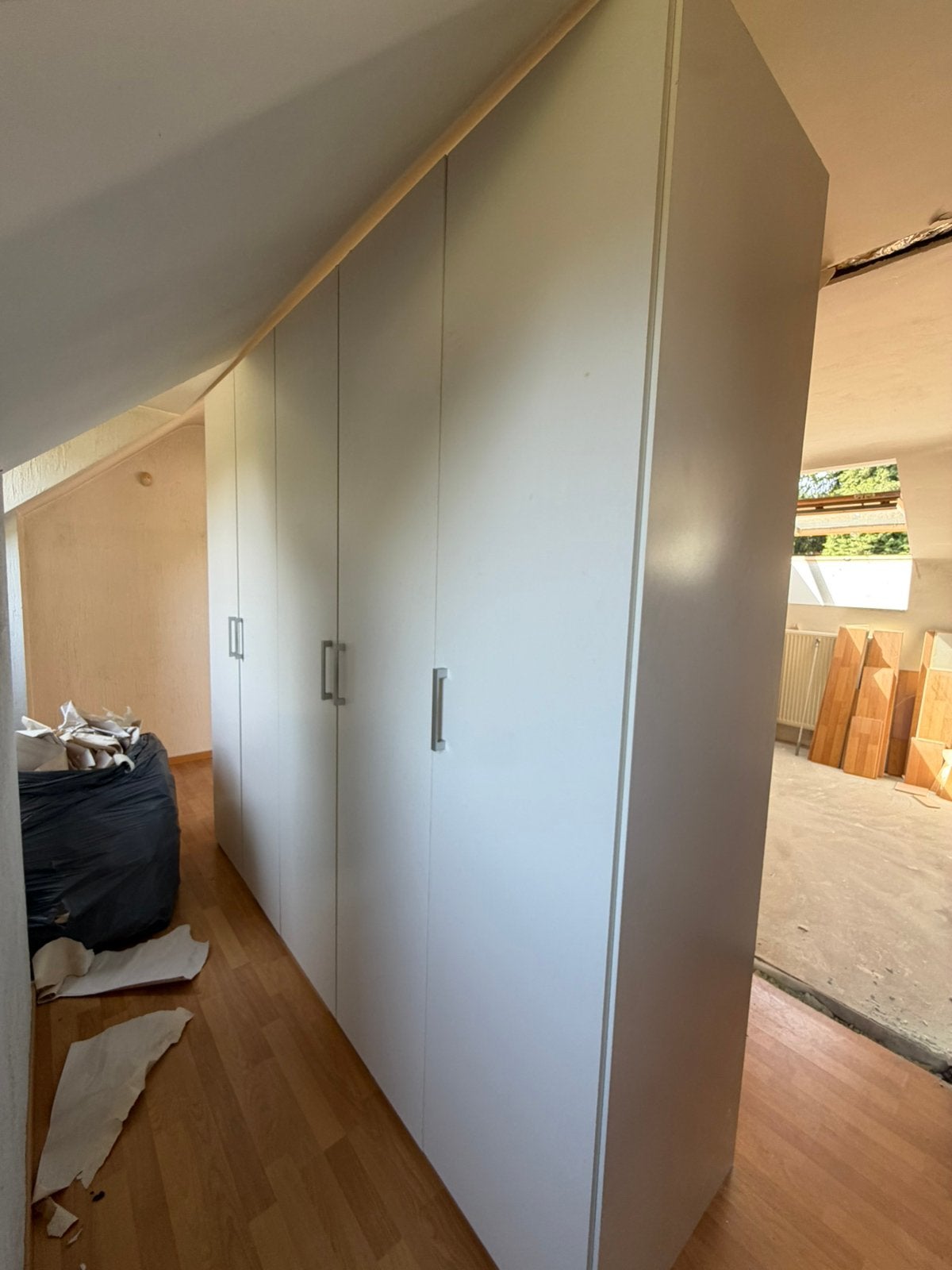 Armoire / dressing sur mesure sous pente en très bon état., Huis en Inrichting, Kasten | Kleerkasten, Zo goed als nieuw, Ophalen