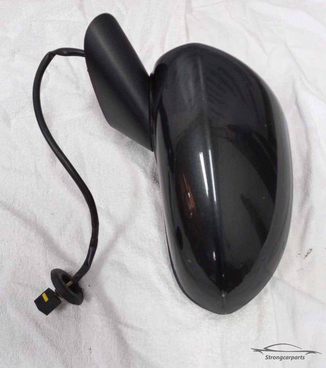 Buiten Spiegel Opel Corsa E links Z10D spiegelglas stuk., Gebruikt, -, -, Opel