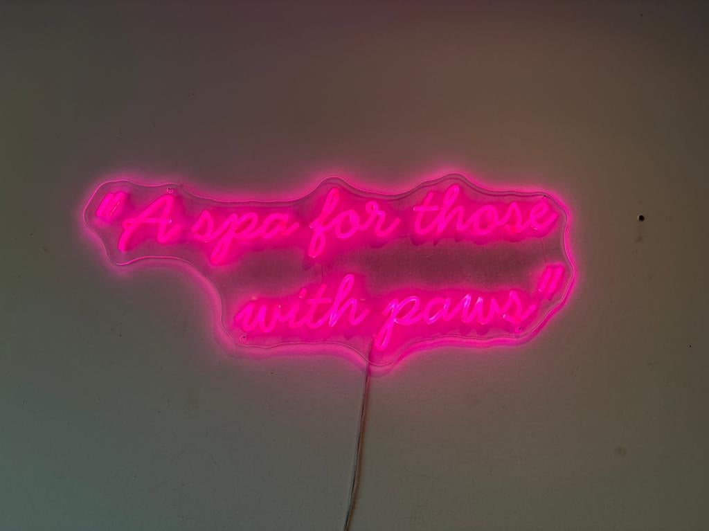 Neon bordje, Ophalen of Verzenden, Zo goed als nieuw