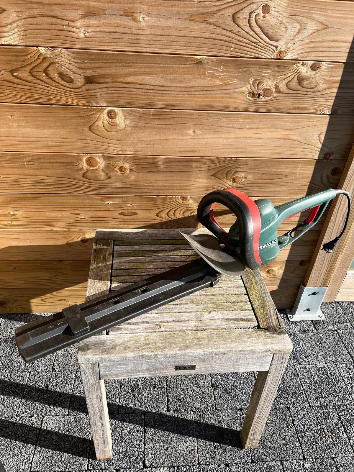 Metabo HS 8745, Tuin en Terras, Heggenscharen, Ophalen, Zo goed als nieuw
