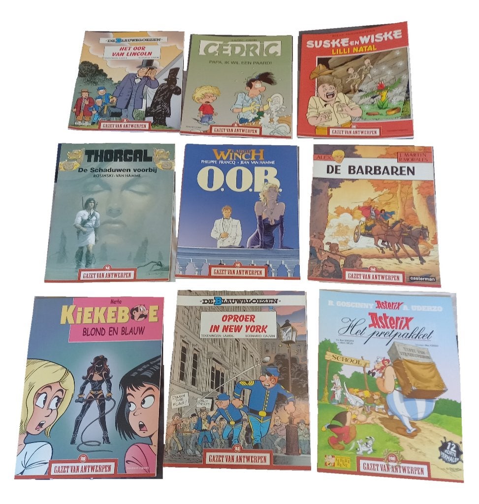 Strips gazet van Antwerpen, Boeken, Ophalen, Zo goed als nieuw, Meerdere stripboeken, Diverse Auteurs