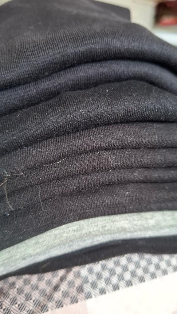 9 onderhemdjes en 2 topjes mannen, Ophalen, Zwart, Nachtkleding