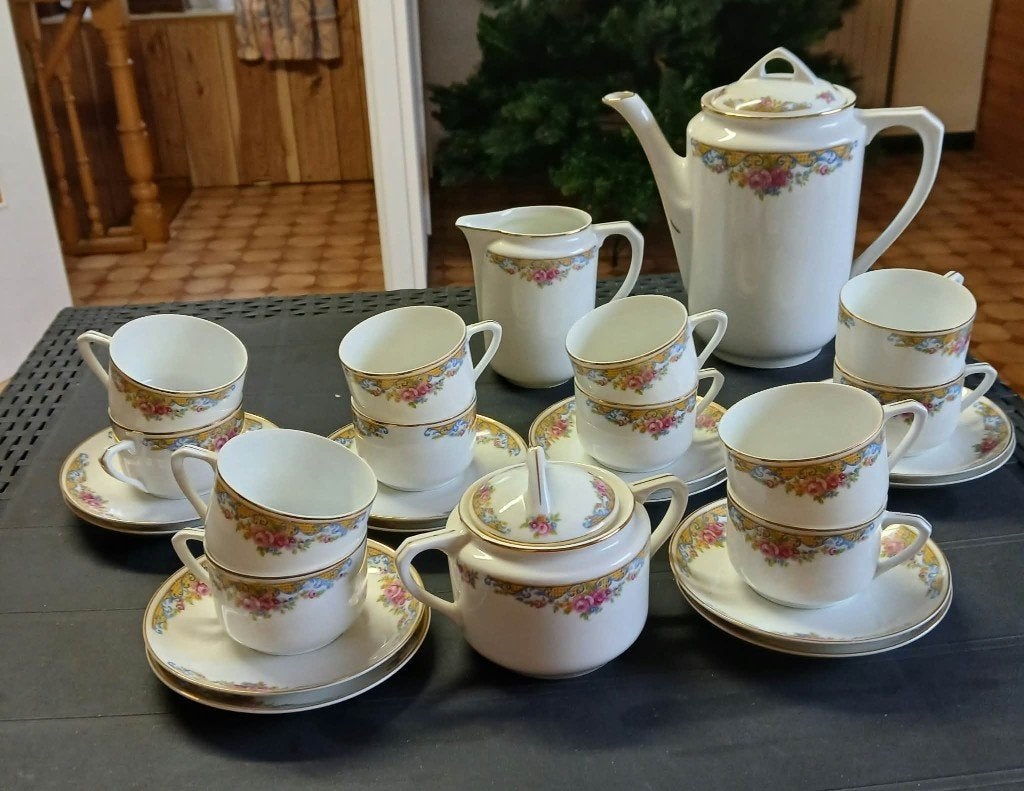 Prachtig Haas & Czjzek koffieservies – 12 personen, Ophalen