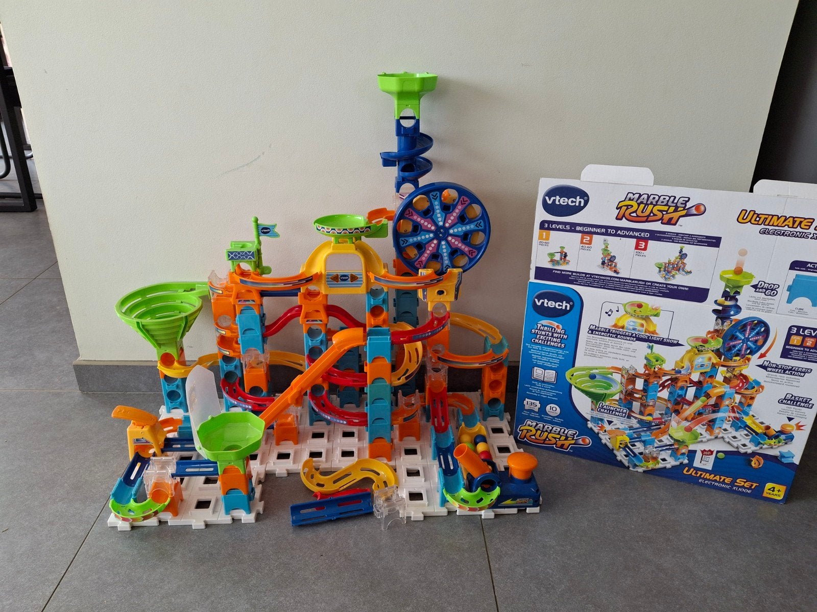 knikkerbaan V tech Marble Rush Ultimate set, Enlèvement, Comme neuf, 4 à 6 ans