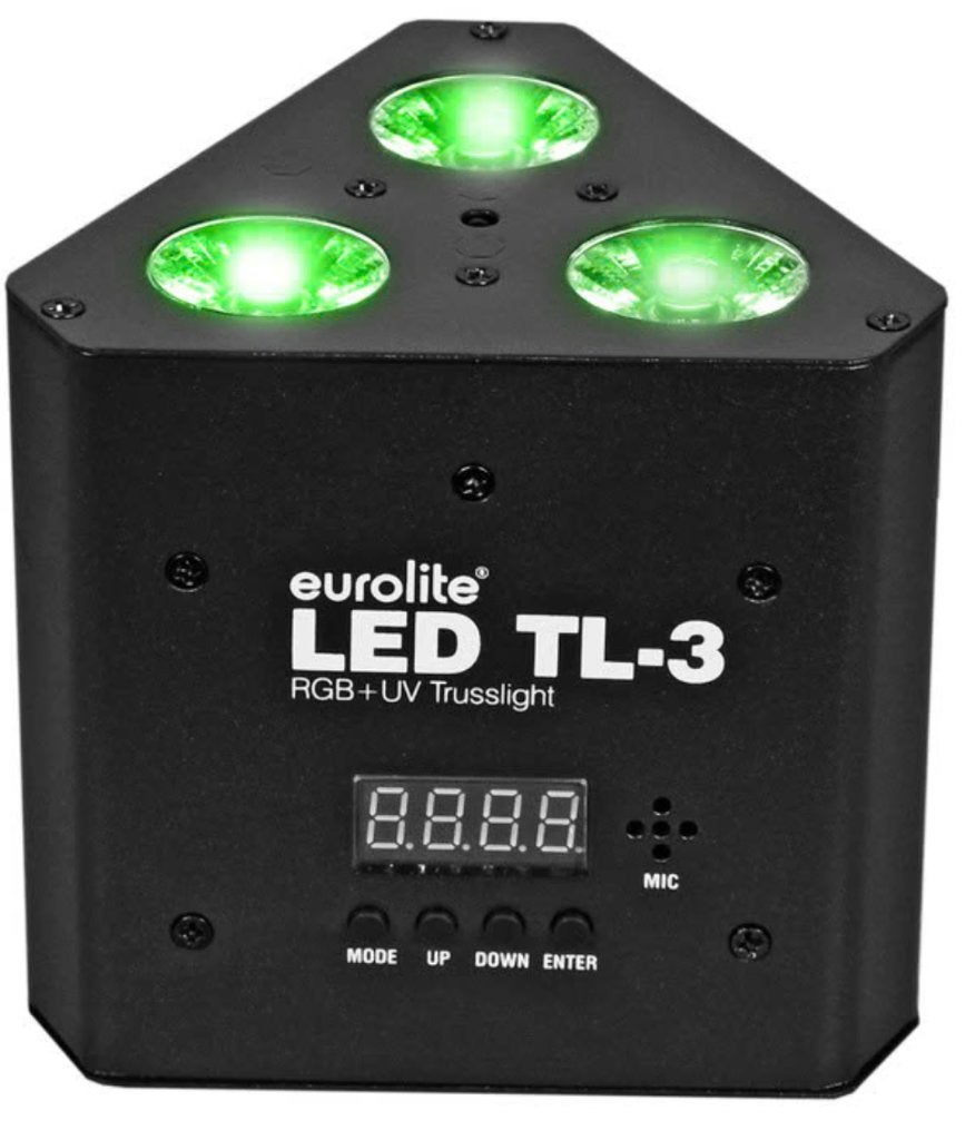 2x Trusslight 3x7W RGW + UV, Musique & Instruments, Enlèvement, Comme neuf, Lumières, Couleur